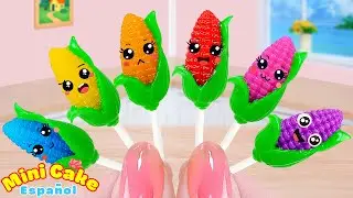 La Piruleta de Gelatina M&aacute;s Nueva 🍭 C&oacute;mo Hacer Miniatura de Gelatina de Frutas Arco&iacute;ris 🍭