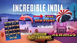 Pubg mobile | New free rewards | INCREDIBLE INDIA | 100% proof pubg mobile new event | GROUP4GAMER