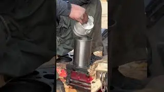 how to  install truck engine sleeve #engine #truck #mechanic#short