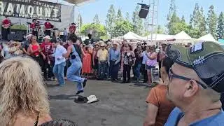 la iguana zapatiandole