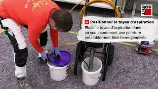 Démarrer le pulvérisateur airless « J. Wagner PS 3.39 Connect »