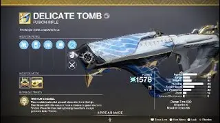 Delicate Tomb Exotic Weapon & Catalyst &ndash; Destiny 2