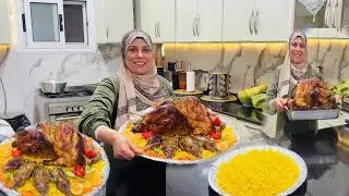 ورجعنا للجمال وعزومات رمضان وأحلى صنيه تبداى بيها على السفره وأحلى صنيه عروسه 💃للقمر المس بتاع يوسف👌