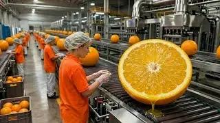 Inside a Modern Orange Processing Plant: From Fresh Oranges to Premium Bottled Juice???