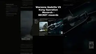All SECRET Rewards in Operation Monarch Godzilla VS Kong Event (COD Warzone Godzilla VS Kong Event)