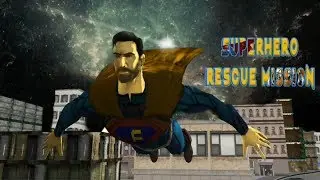 Flying Superhero City Rescue Missions | Superhero Save Citizen - Android GamePlay