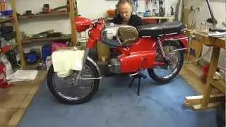 Kreidler RS nach 30jahren, erster Start