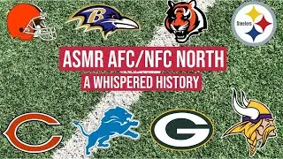 ASMR NFL History | AFC & NFC North Teams (Whispered & Relaxing)