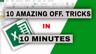10 AMAZING OFFICE TRICKS in 10 MINUTES | #exceltips  | #exceltricks | #excelhacks | #excel