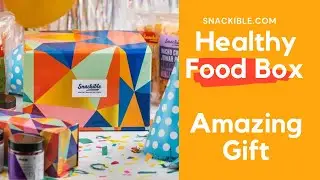 Snackable Birthday Gift Box | 11 Healthy gift inside one Box | Amazing Vegan  Food Box