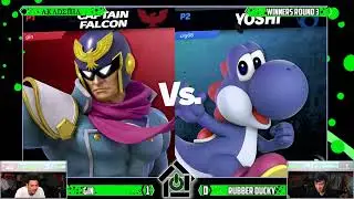 Boku No Smash Akademia - Gin(Falcon) Vs Rubber Duckie(Yoshi) - Winners Round 3