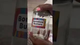 #Momhack Kids Boredom Buster Jar