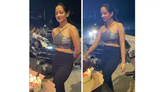 Midnight birthday cake cutting 🎂💝#viral #blogger #mumbai #vlog #birthday #foryou #cake #2023