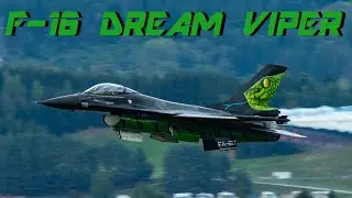 Belgian 'Dream Viper' F-16 Fighting Falcon Display - AIRPOWER22