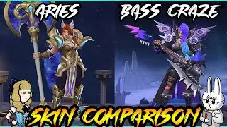 HILDA BASS CRAZE SPECIAL SKIN EFFECTS VS. ZODIAC - ARIES - MLBB SKIN COMPARISON SERIES