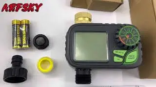 Sprinkler Timer Water Hose Timer Outdoor Waterproof for Yard, Lawn, and Garden Brass Inlet 1 Outlet