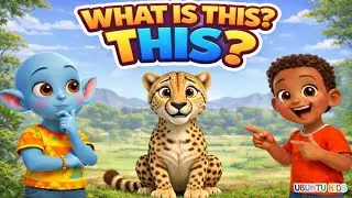 What Is This? 🐆🦏🐊 Learn African Animals Nursery Rhyme | African Beats | Ubuntu Kids (Part 2)