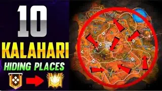 Top Hidden place of Kalahari hiding places 😳 Gold to Grelandmastter in one day 😱 Garena Free fire