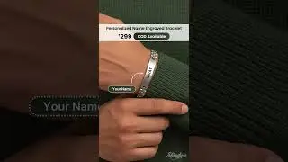 Personalized Engraved Bracelet for Men & Women