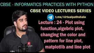 24. Line plot using function | Plot algebric expression | Changing colors |Python Plot Visualization