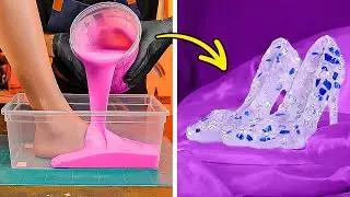 TACONES DE CRISTAL DIY 💎👠 IMPRESIONANTES TRUCOS PARA ZAPATOS