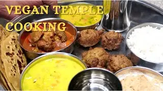 Vegan Temple Cooking Vlog ~ my parents cook vegan food at the local temple