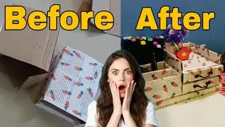 Diy organizer ✨🌷with zero rupees😎#diy#handmade #craft#easydiy#ytshorts #artandcraft#viralshort