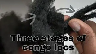 The 3 stages of your dreadlocks becoming congos | Freeform Loc journey