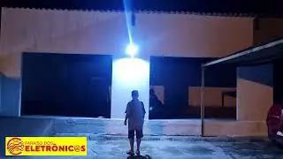 Refletor Solar Em LED 400W De Potência Sem Fio Com Sensor Presença Controle Remoto Modelo – LKY0035