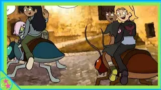 The Calamity Trio's EMOTIONAL Goodbyes To Grime ( Amphibia Season 4 Comic Dub )