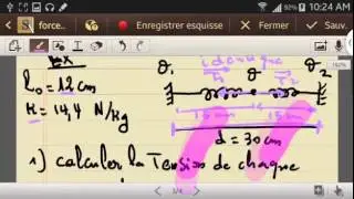 cours4: Exercices  forces de rappel
