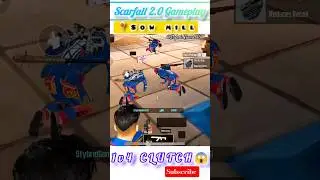 🧨🔥1v4 Intense Fight 😯😱 // Scarfall 2.0 Gameplay 🔥 #shorts #scarfall #gaming #scarfallgameplay