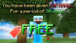 Minecraft HCF, but the Top Rank is FREE...