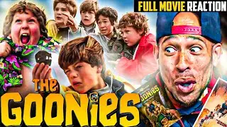 How did I NEVER see THE GOONIES!!?? Epic,,, FIRST TIME Full Movie Reaction....