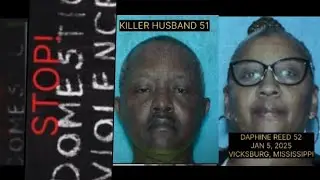 DAPHINE REED 52 (WIFE) SHOT KILLED IN MURDER-SUICIDE BY HUSBAND 51 JAN 5, 2026 VICKSBURG, MS
