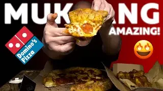 Trying the NEW Parmesan Stuffed Crust Pizza for the First Time!