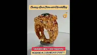 Casting Lord Shiva With Nandi Gold Ring||Gents Gold Ring With Weight||April 2020 Ring||Ambica