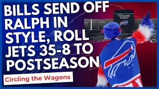 Bills Send the Ralph Off In Style with Red Helmets, Demolish Jets 35-8! Playoffs Next!!