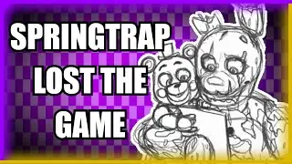 [FNaF Comic Dub] Springtrap Lost The Game (Original by Snazzamazing)