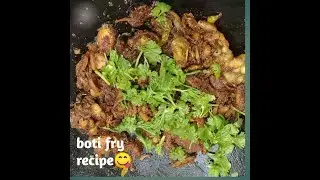 Telangana simple boti fry