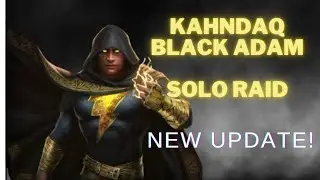 Trying the NEW Kahndaq Black Adam Solo Raid.