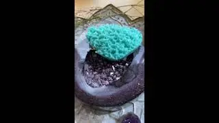 How to make a crystal cluster effect in resin using an inside out silicone mould