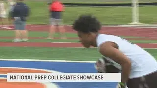 National prep combine allows high school football players to showcase skills