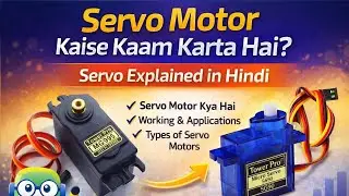 servo motor MG995-types of servo motor-working of servo/tower pro servo motor SG90