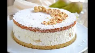 Tarta fría de ricotta y peras o tarta amalfitana
