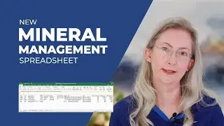 New Mineral Management Spreadsheet