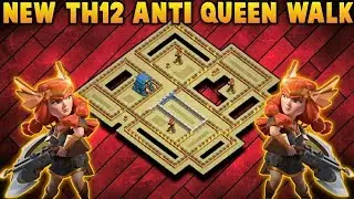 NEW TH12 UNBEATABLE CLAN WAR LEAGUES WAR BASE | Anti Valkyrie Queen Walk :: COC