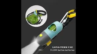 This is the best combo poop bag holder/flashlight (Honest Review)