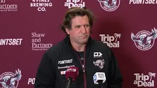 26/8 - Manly Sea Eagles Coach Des Hasler talks to media