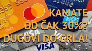Amerikanci su dužni do grla za kreditne kartice! Kamate od 30%!